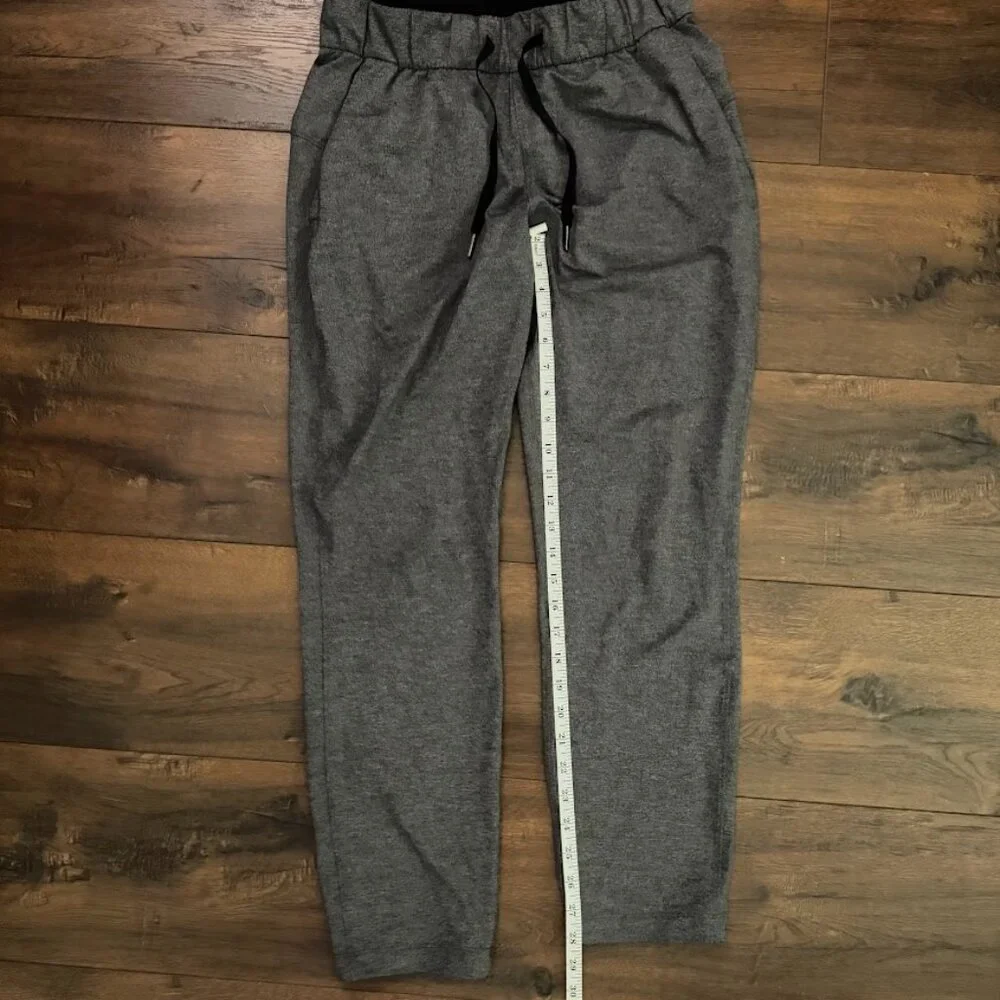Lululemon Women’s On The Fly Pants Joggers Drawstring Gray - Picture 4 of 6